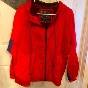 Pacific Trail Red Windbreaker Jacket